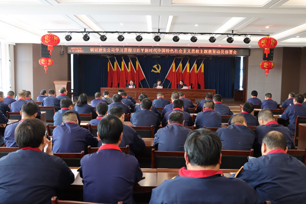 公司召開學(xué)習(xí)貫徹習(xí)近平新時(shí)代中國特色社會主義思想主題教育動(dòng)員...