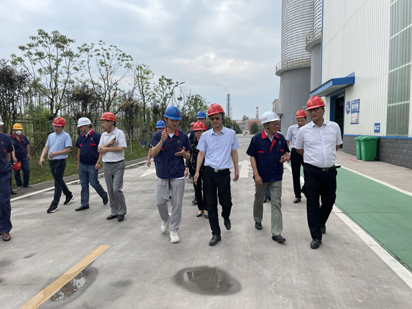 省生態(tài)環(huán)境廳副廳長到建材公司調(diào)研