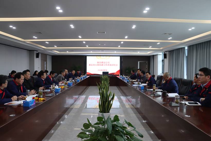 公司召開基層黨支部黨建工作質(zhì)效評價會議 公司召開基層黨支部黨建工作質(zhì)效評價會議